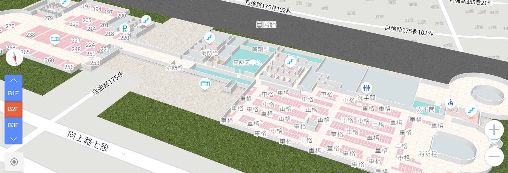 樓層詳細資訊(樓層圖)