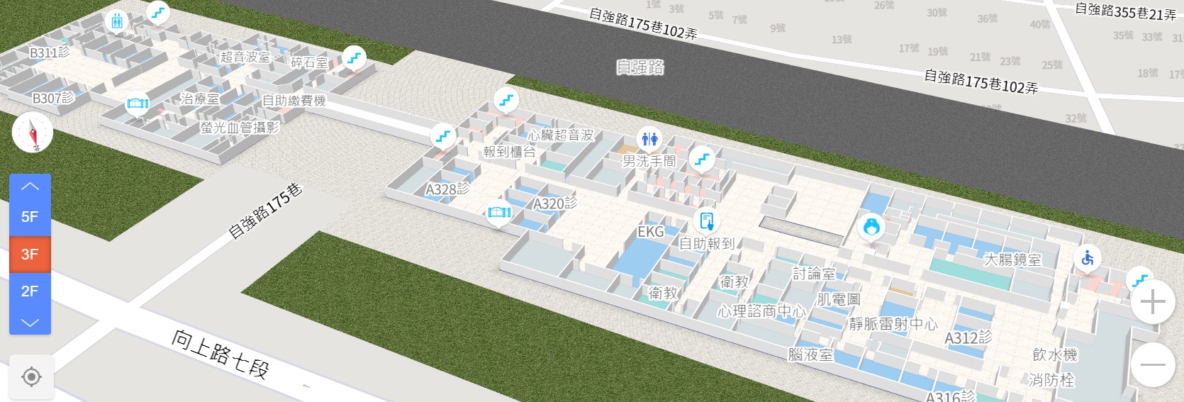樓層詳細資訊(樓層圖)