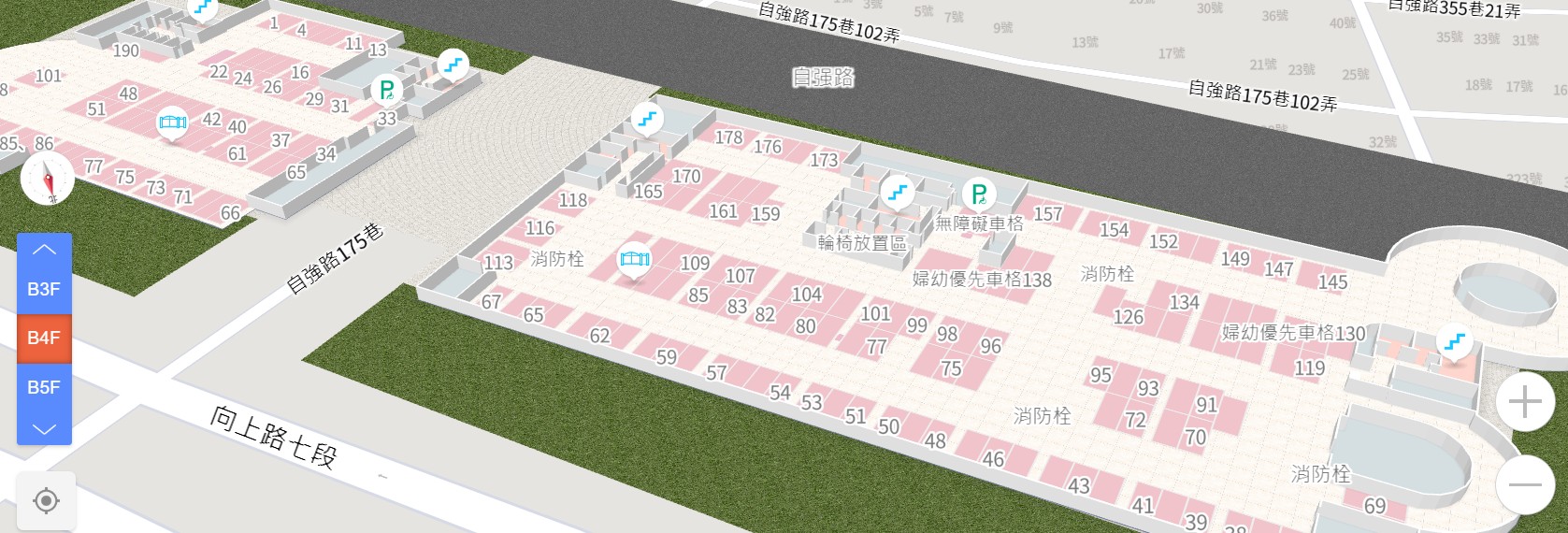 樓層詳細資訊(樓層圖)