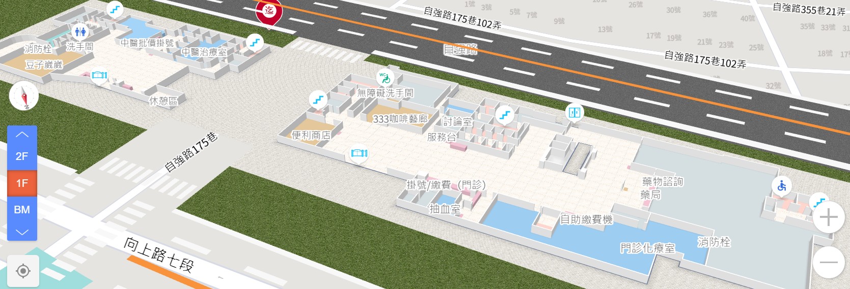 樓層詳細資訊(樓層圖)
