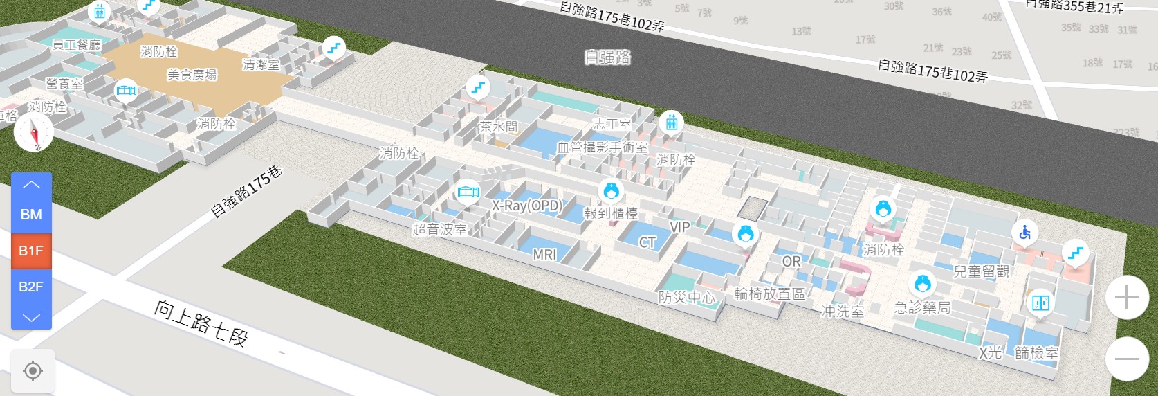 樓層詳細資訊(樓層圖)