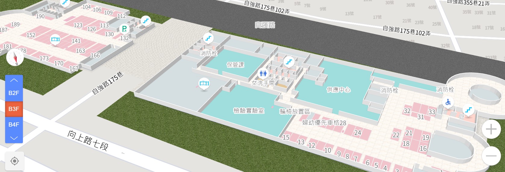 樓層詳細資訊(樓層圖)