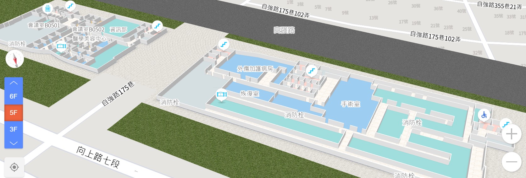 樓層詳細資訊(樓層圖)