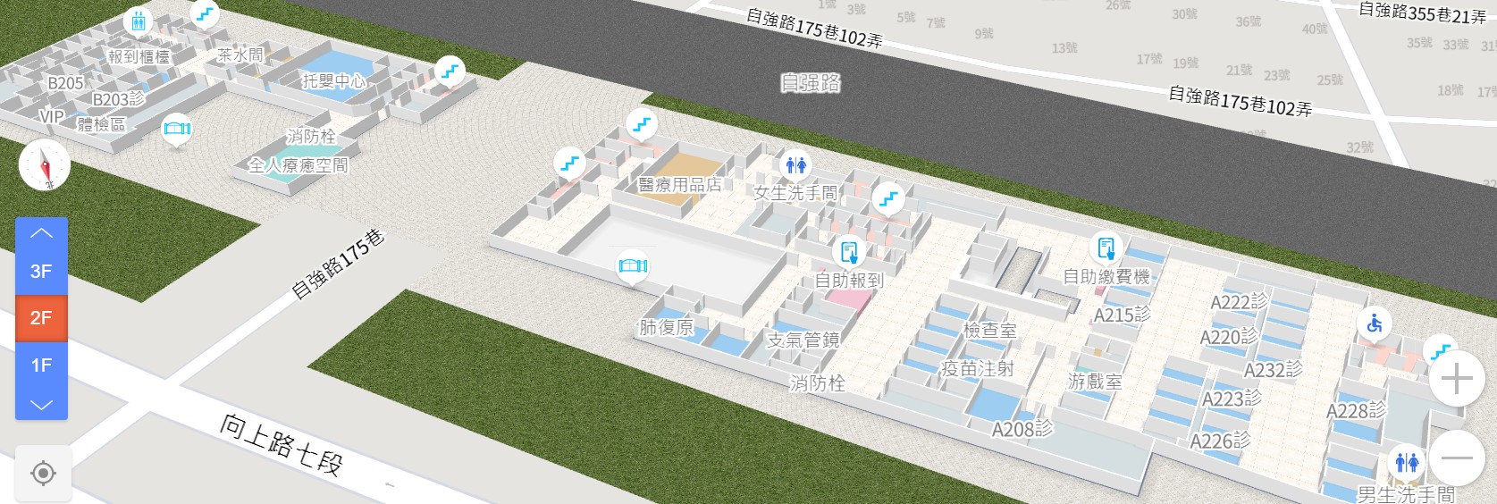 樓層詳細資訊(樓層圖)