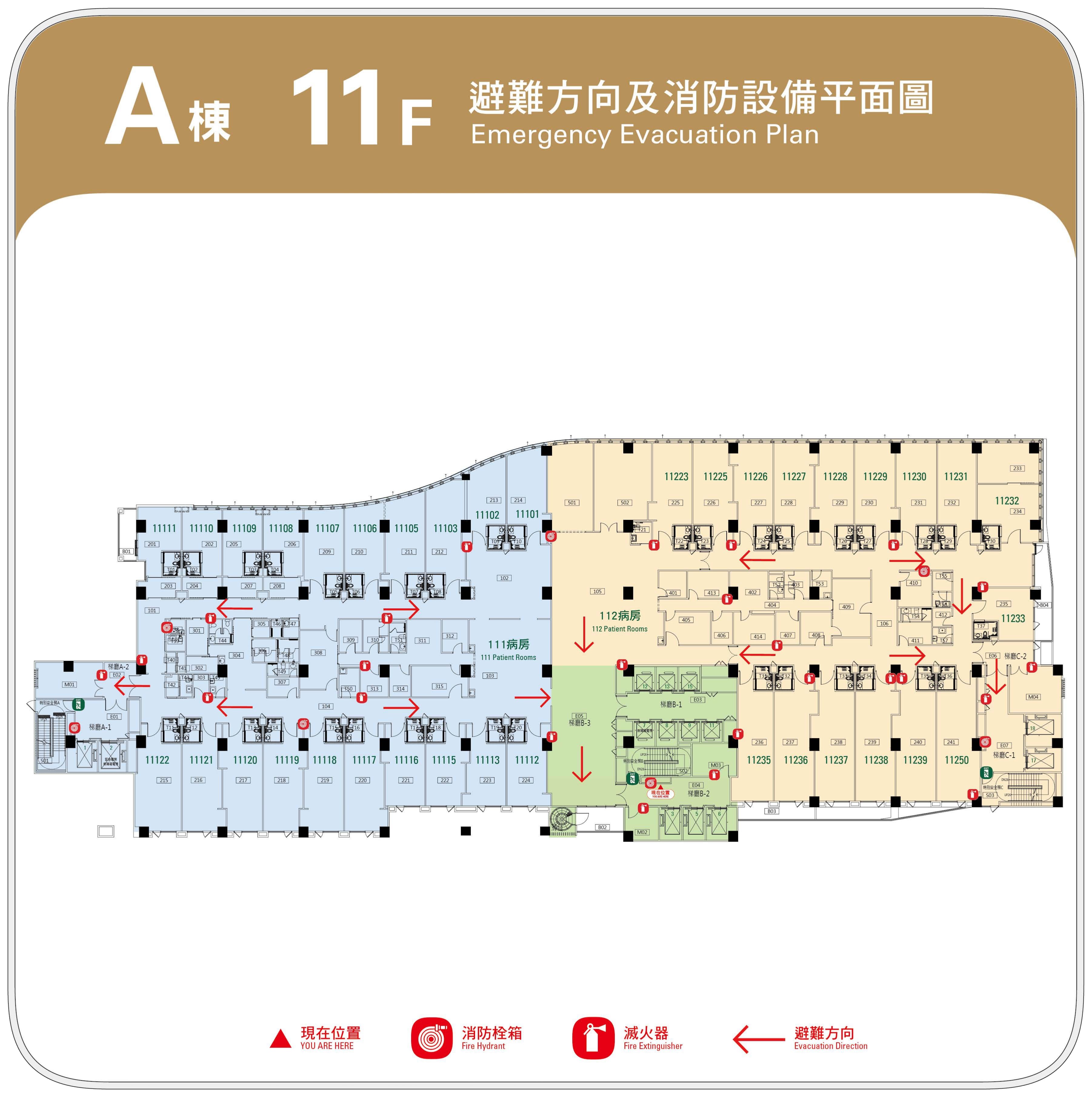 樓層詳細資訊(樓層圖)
