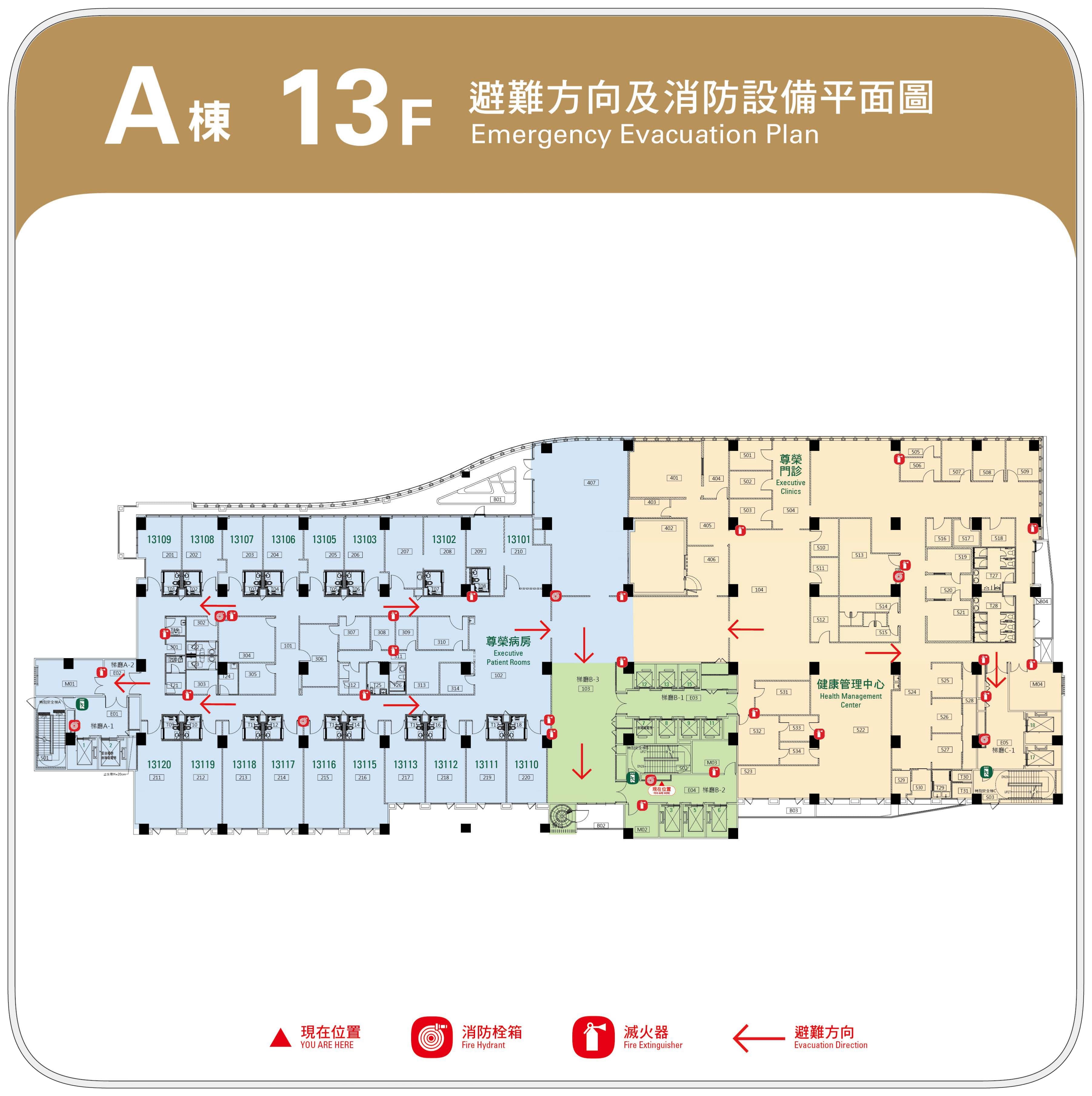 樓層詳細資訊(樓層圖)