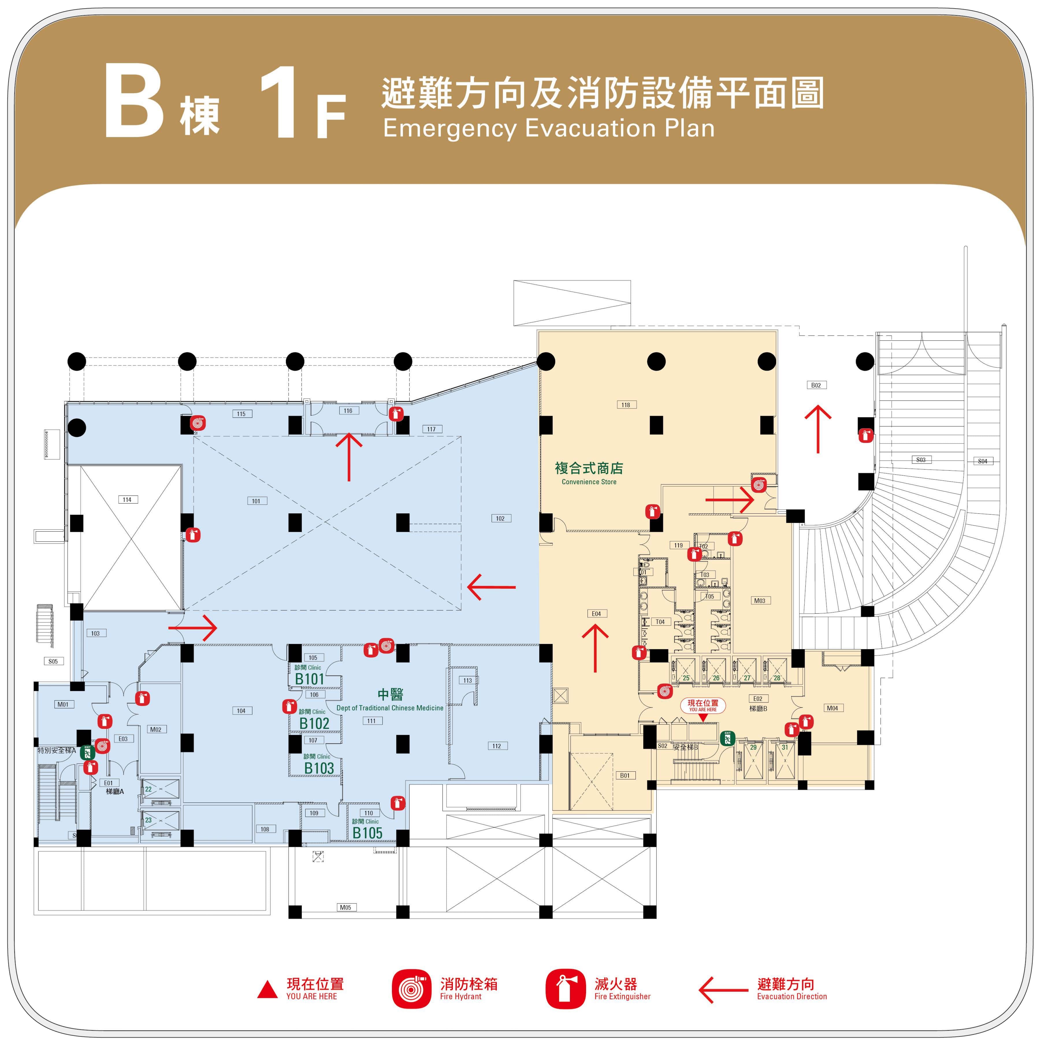 樓層詳細資訊(樓層圖)