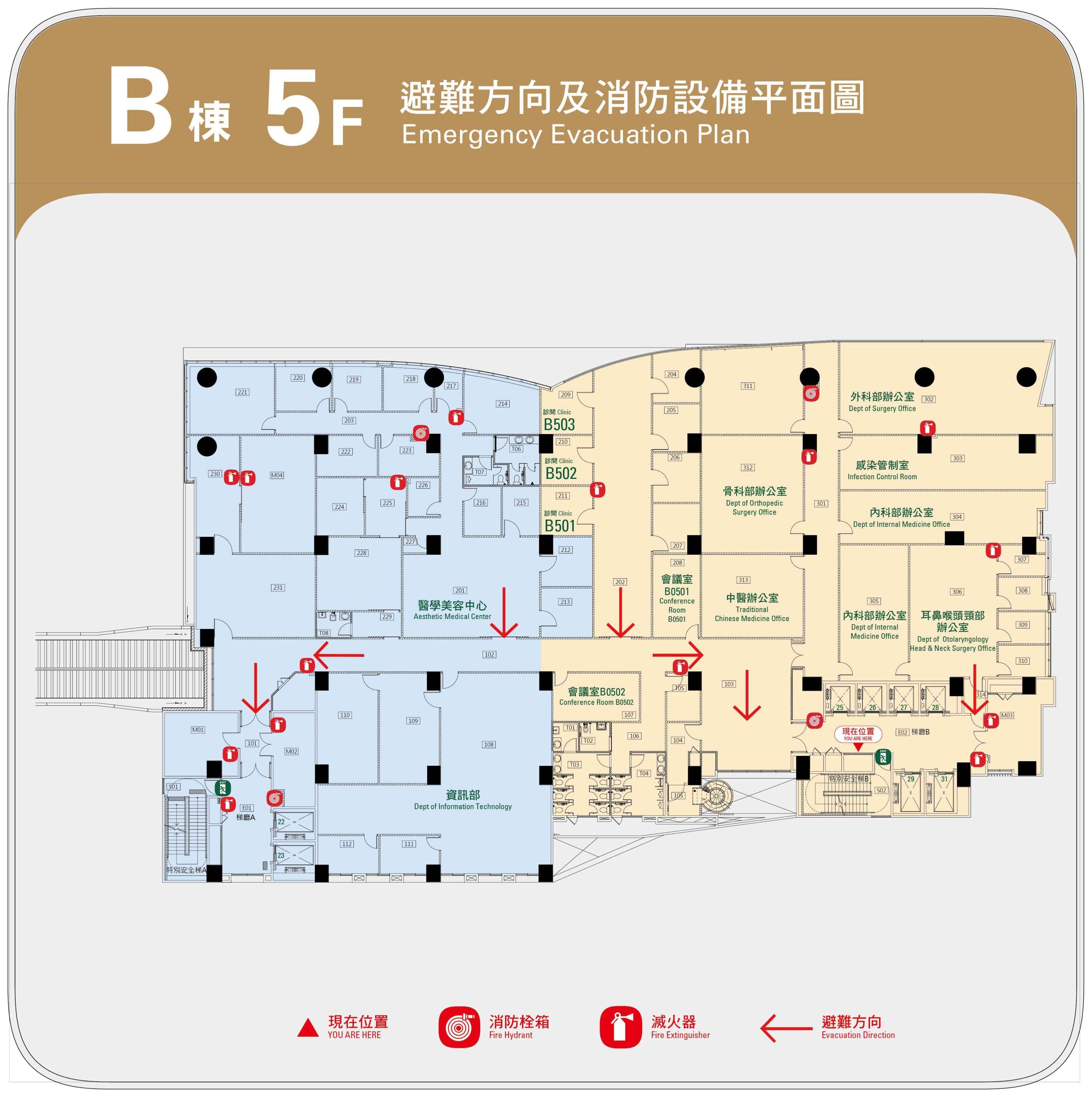 樓層詳細資訊(樓層圖)